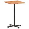 vidaXL Bar Table with Live Edges 60x60x110 cm Solid Acacia Wood