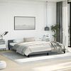 vidaXL Bed Frame without Mattress Dark Grey 183x213 cm Velvet