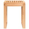 vidaXL Bathroom Stool 40x30x46 cm Solid Wood Walnut
