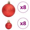vidaXL Christmas Baubles 100 pcs Gold and Wine Red 3 / 4 / 6 cm