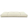 vidaXL Pallet Cushion Cream 120x80x12 cm Fabric