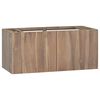 vidaXL Wall-mounted Bathroom Cabinet 90x39x40 cm Solid Wood Teak