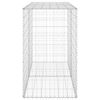 vidaXL Gabion Wall with Covers Galvanised Steel 150x60x100 cm