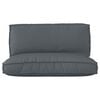 vidaXL Pallet Cushion Set 2 pcs Anthracite Oxford Fabric