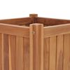 vidaXL Raised Bed 50x50x50 cm Solid Teak Wood