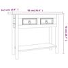 vidaXL Console Table Mexican Pine Corona Range 93x34.5x73 cm