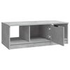 vidaXL Coffee Table Concrete Grey 102x50x36 cm Engineered Wood