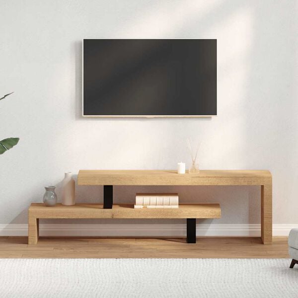 vidaXL TV Stand Solid Mango Wood