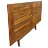 vidaXL Outdoor Dining Set Folding 5 pcs Brown Solid eucalyptus wood