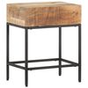 vidaXL Side Table 40x30x50 cm Solid Rough Mango Wood