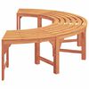 vidaXL Tree Bench Brown 160 x 160 x 45cm Solid Eucalyptus wood