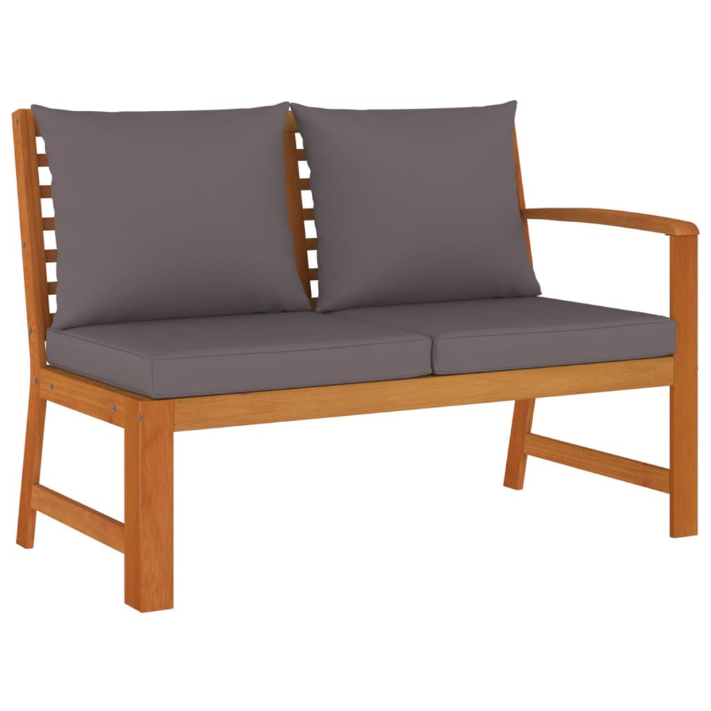 vidaXL 9 Piece Garden Dining Set with Cushions Solid Wood Acacia