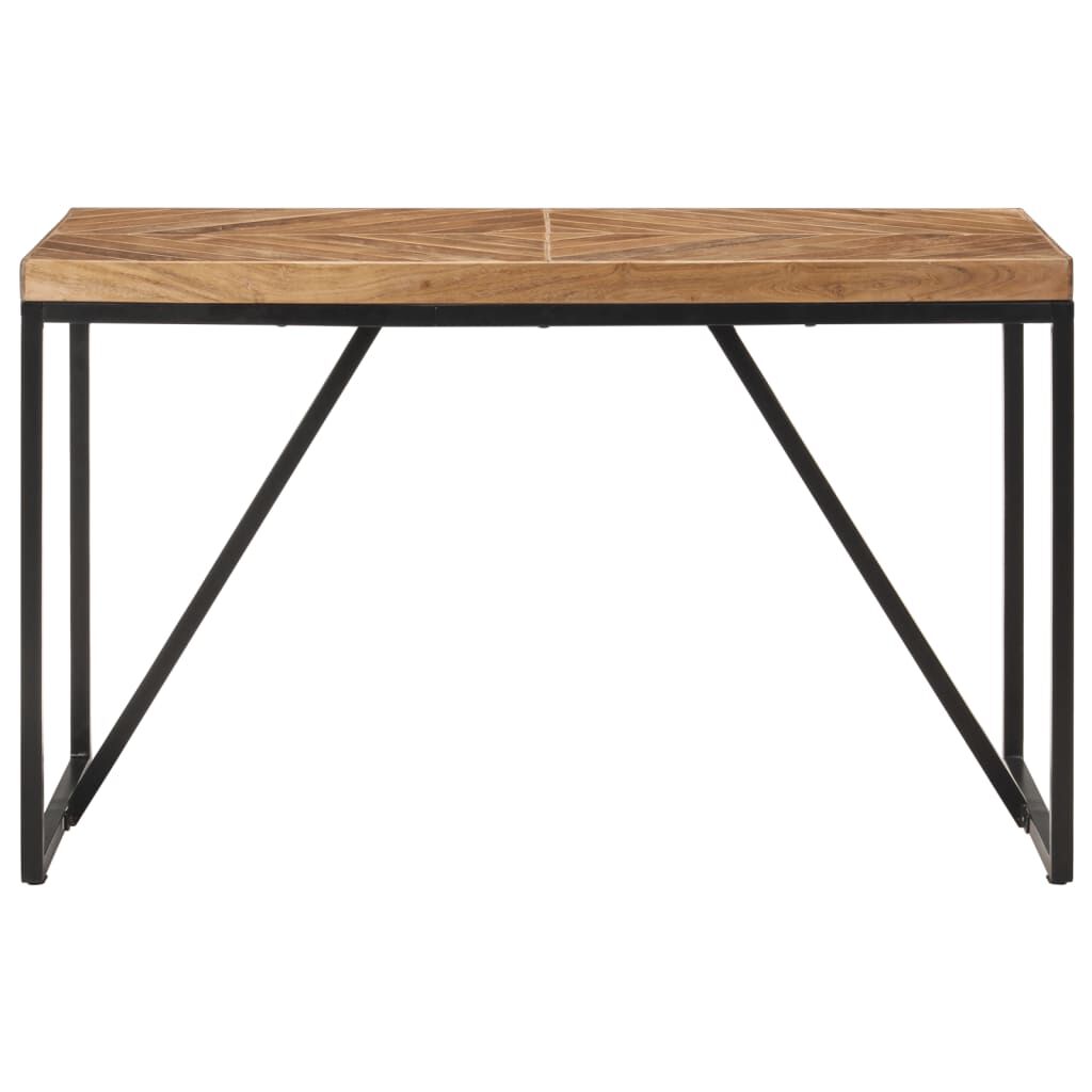 vidaXL Dining Table 120x60x76 cm Solid Acacia and Mango Wood