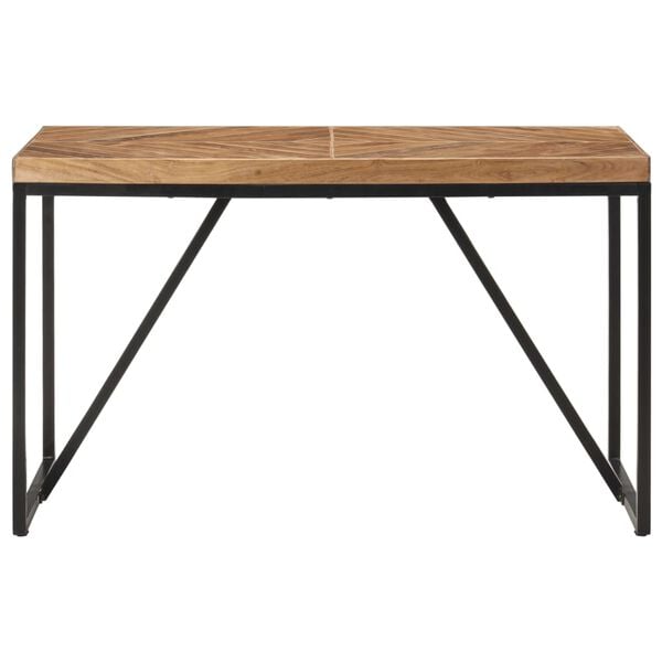 vidaXL Dining Table 120x60x76 cm Solid Acacia and Mango Wood
