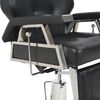 vidaXL Barber Chair Black 72x68x98 cm Faux Leather
