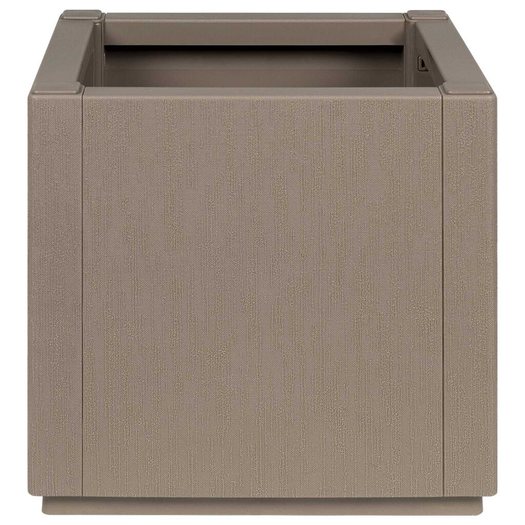 vidaXL Garden Planter Dove grey PP (polypropylene) 36 x 36 x 35 cm