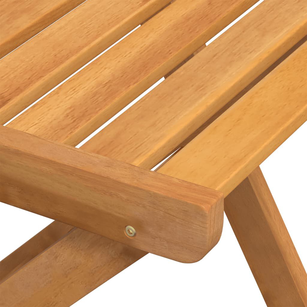 vidaXL Folding Bistro Chairs 6 pcs Solid Wood Acacia