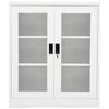 vidaXL Office Cabinet White 90x40x105 cm Steel