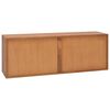vidaXL TV Cabinet 110x30x40 cm Solid Teak Wood