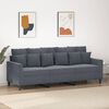 vidaXL 3-Seater Sofa Dark Grey 180 cm Velvet