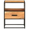 vidaXL Bed Cabinet 40x30x50 cm Solid Acacia Wood