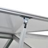 vidaXL Reinforced Aluminium Greenhouse with Base Frame 4.6 m²