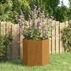 vidaXL Planter Rusty 40x40x45 cm Corten Steel
