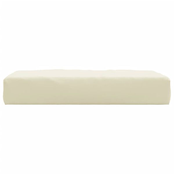 vidaXL Pallet Cushion Cream 60x60x6 cm Oxford Fabric