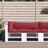 vidaXL Pallet Cushions 3 pcs Red Fabric