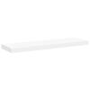 vidaXL Wall Shelf | White | Honeycomb MDF, metal | 80 x 23.5 x 3.8 cm