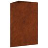 vidaXL Garden Planter 50x43x75 cm Corten Steel