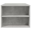 vidaXL Coffee Table Concrete Grey 102x55x42 cm Engineered Wood