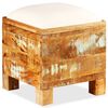 vidaXL Storage Bench Solid Reclaimed Wood 40x40x45 cm