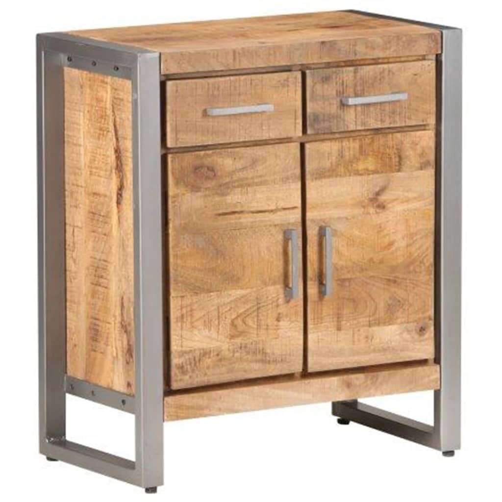 vidaXL Sideboard 60x35x72 cm Rough Mango Wood