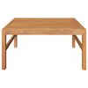 vidaXL 3 Piece Garden Lounge Set with Cream Cushions Teak Wood