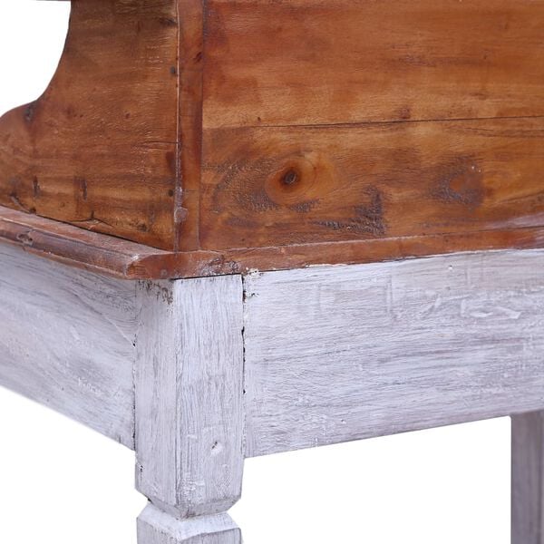 vidaXL Writing Desk with Drawers 90x50x101 cm Solid Mahogany Wood