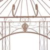 vidaXL Garden Pavilion Antique Brown 3 m Iron