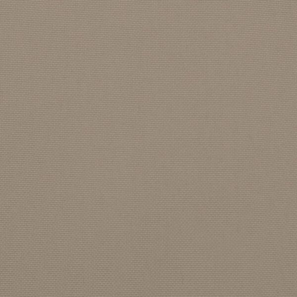 vidaXL Chair Cushions 2 pcs Taupe 40x40x7 cm Oxford Fabric