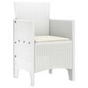 vidaXL Garden Chair 2 pcs White 53 x 49 x 85 cm PP