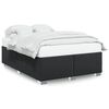 vidaXL Bed Frame without Mattress Black&nbsp;Full Faux Leather