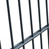 vidaXL Fence Gate Steel Anthracite 100x100 cm