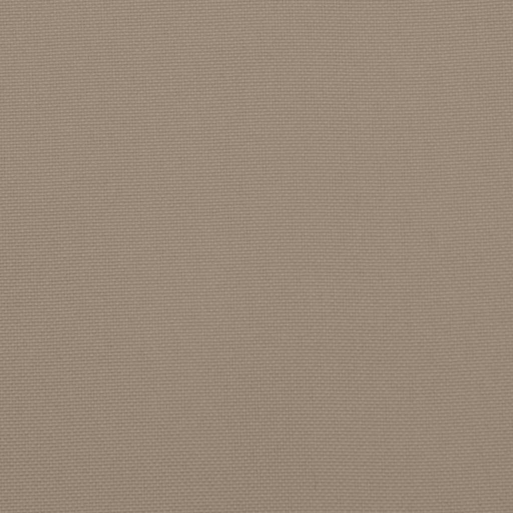 vidaXL Deck Chair Cushion Taupe (75+105)x50x4 cm