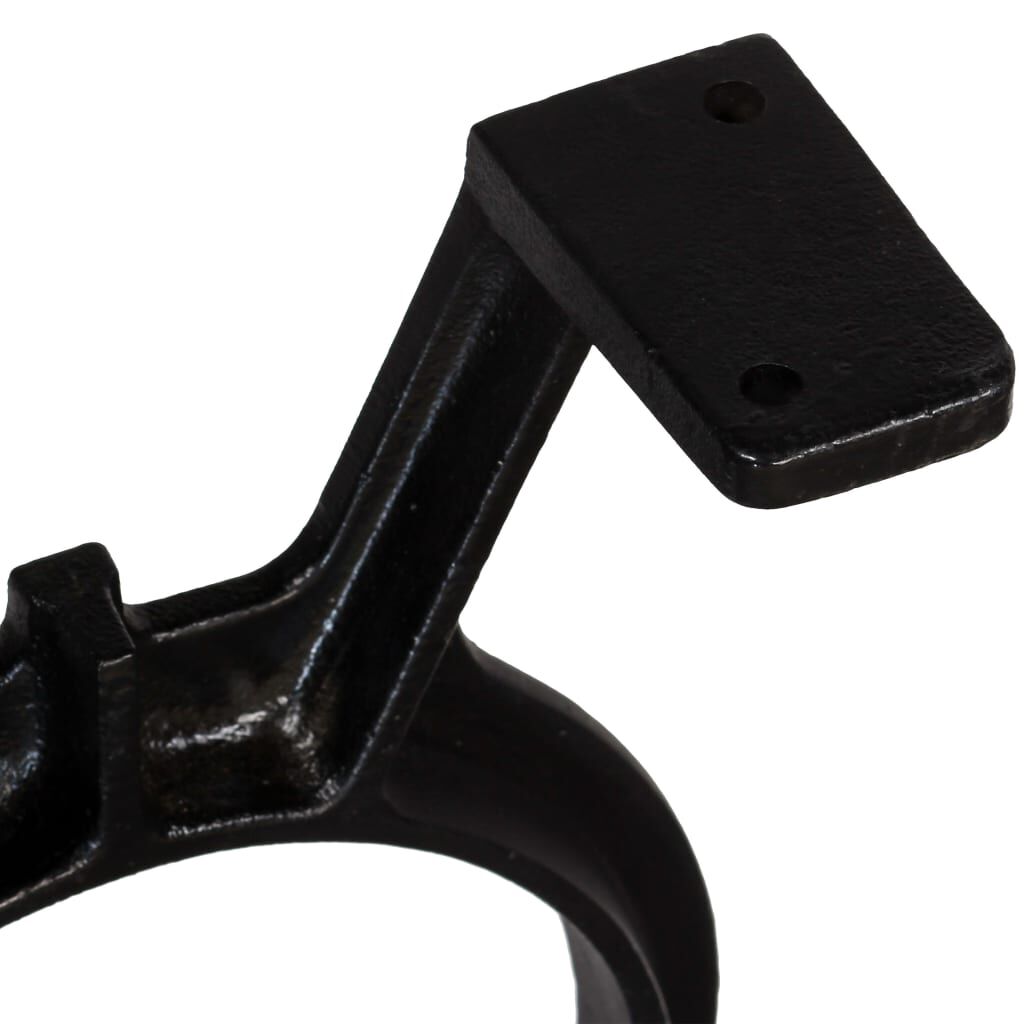 vidaXL Bench Legs 2 pcs O-Frame Cast Iron