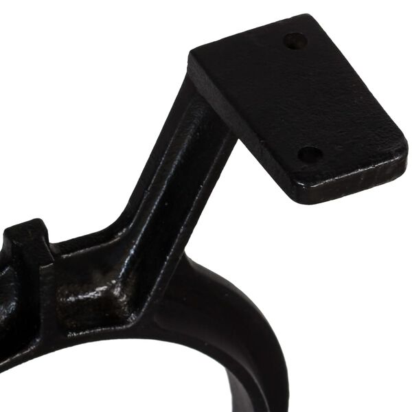 vidaXL Bench Legs 2 pcs O-Frame Cast Iron
