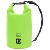 vidaXL Dry Bag Green 10 L PVC