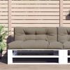 vidaXL Pallet Cushion Taupe 120x40x12 cm Fabric