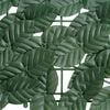 vidaXL Balcony Screen with Dark Green Leaves 400x75 cm