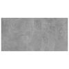 vidaXL Bookshelf Boards 8 pcs Concrete Grey 40x20x1.5 cm Engineered Wood