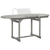 vidaXL Garden Dining Table (120-170)x80x75 cm Solid Acacia Wood