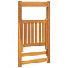 vidaXL Folding Garden Chairs 6 pcs Solid Wood Acacia